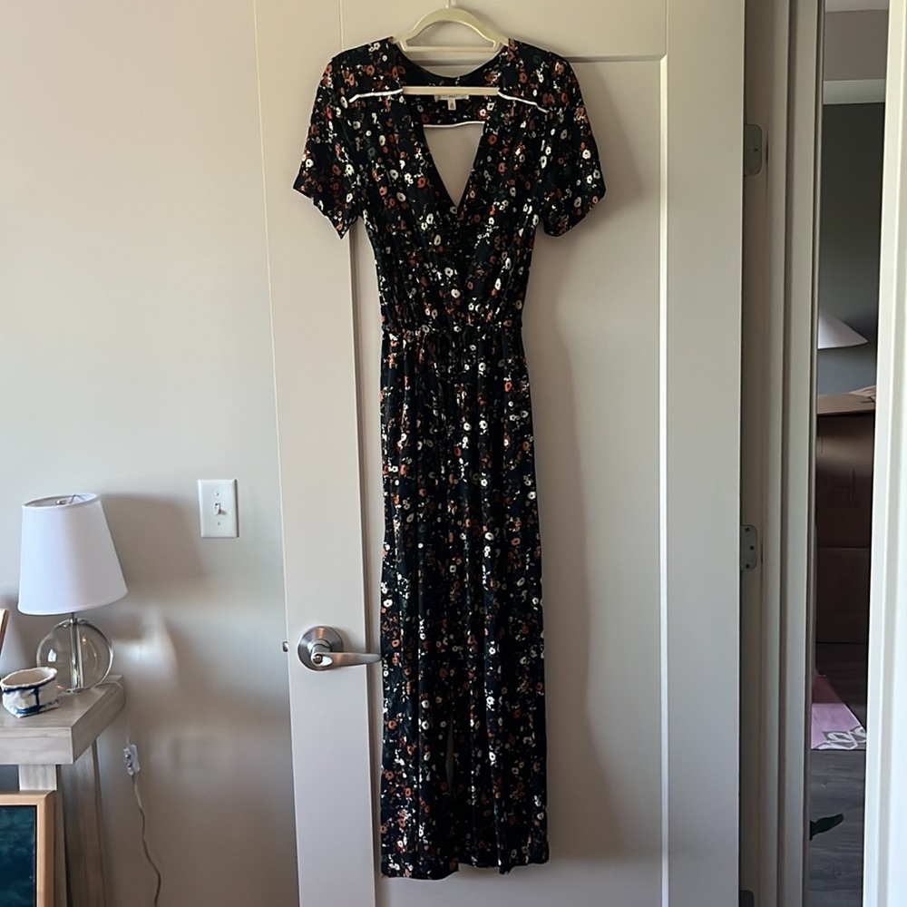 Navy Drawstring Jumpsuit by porridge